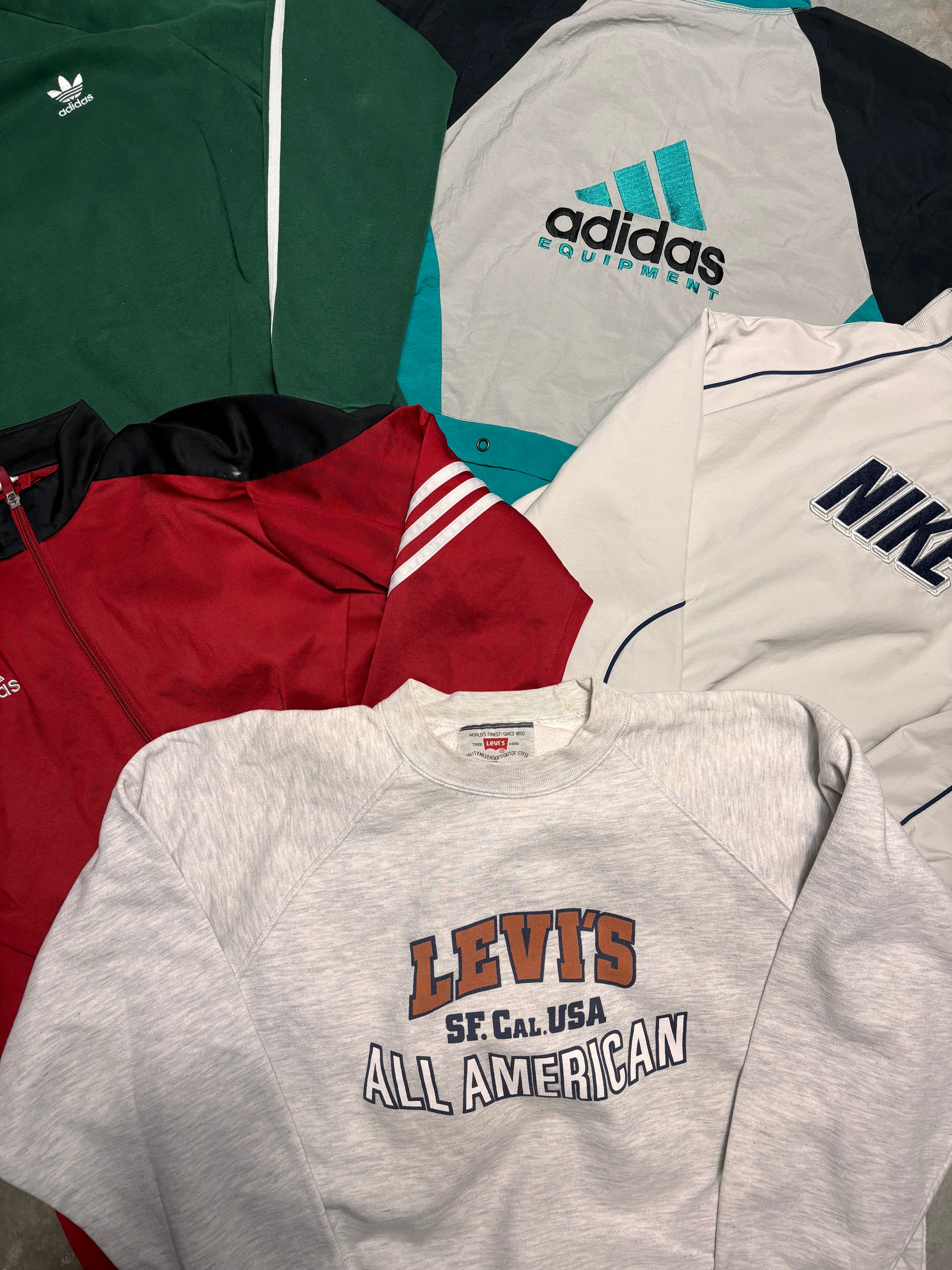 Mix 10 sudadera y chaquetas de marca premium