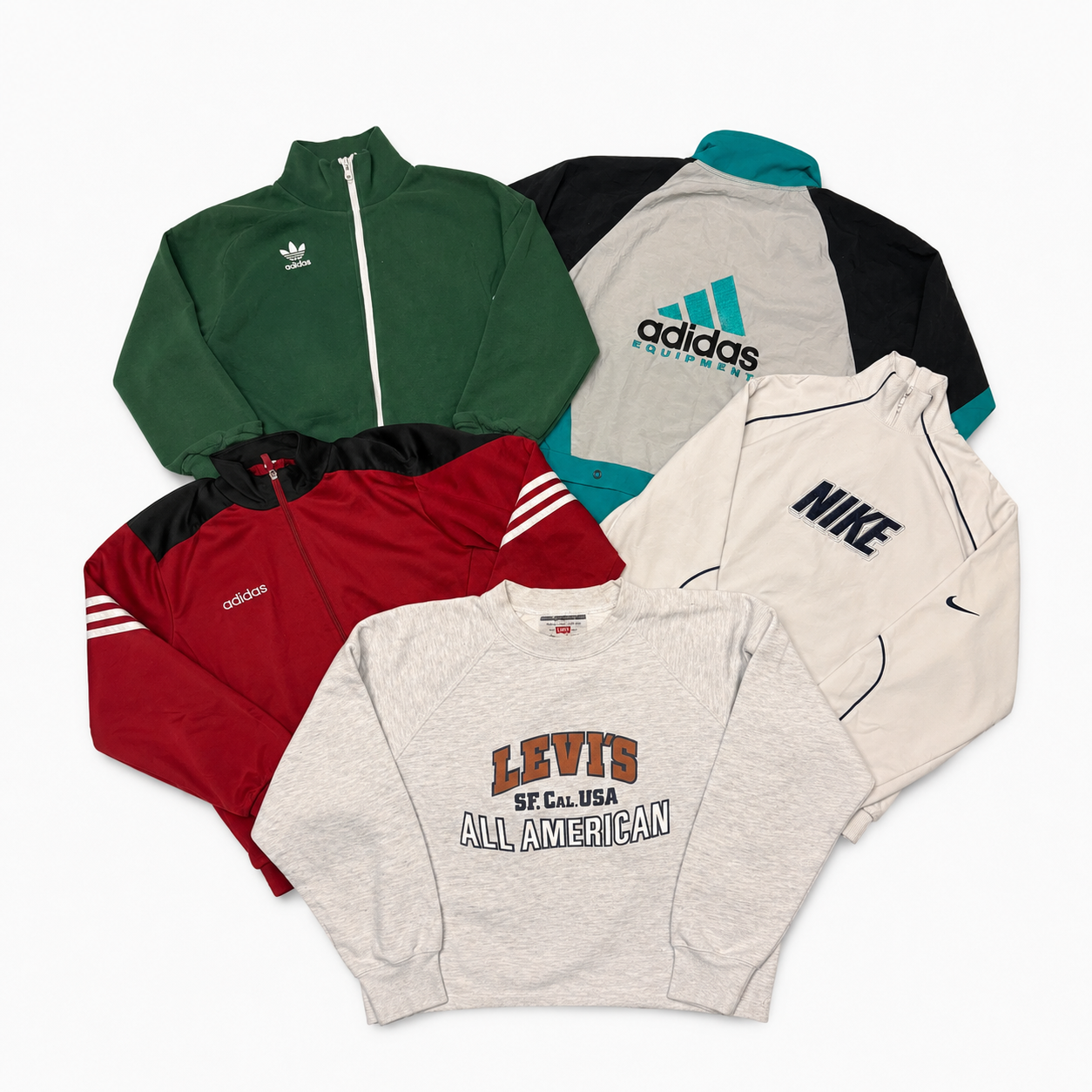 Mix 10 sudadera y chaquetas de marca premium
