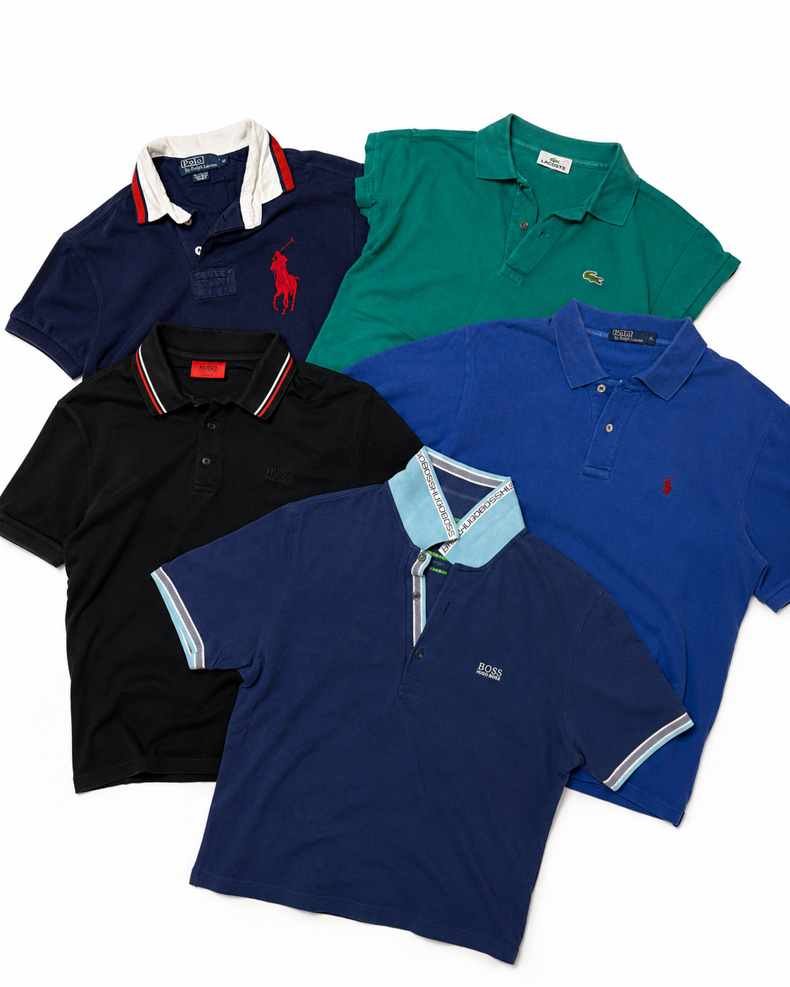 Mix 10 polos de marca