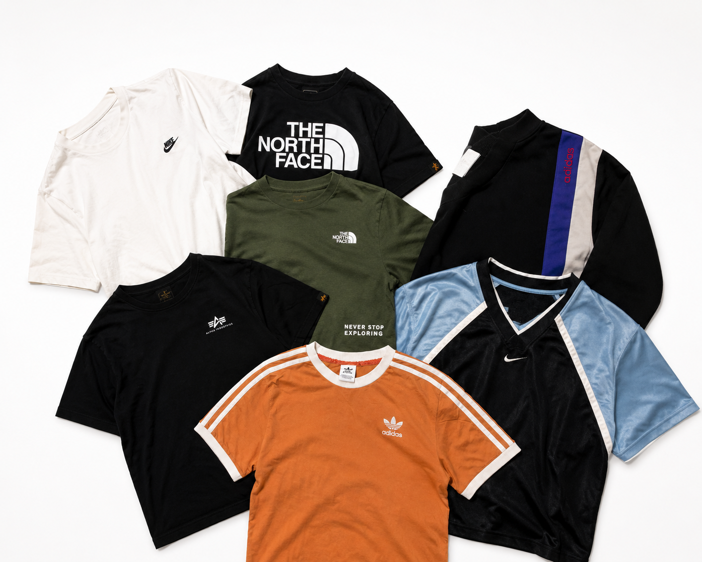 Mix 10 camisetas de marca